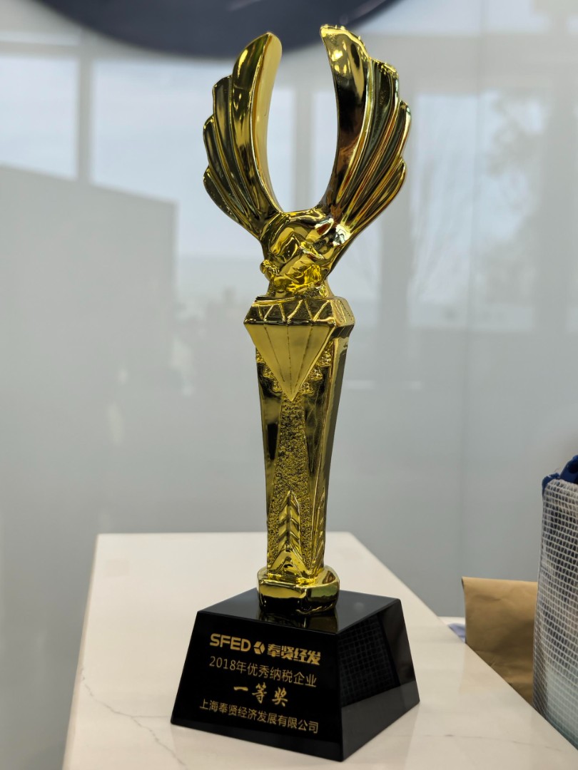 2018年优秀纳税人一等奖
